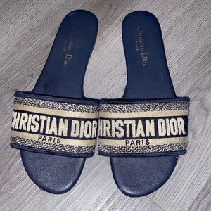 COPY - Sale lowest price COPY - Blue CD Dior designer style sandals size 8